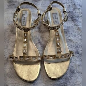 Touch Ups Gold Embellished Sandal